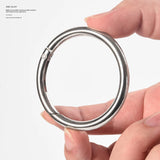 Large Spring Keyring DIY Key Chain, 1 Big Ring+9 Small Rings