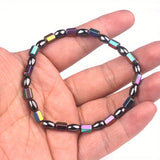 Colorful Magnetic Gallstone Beaded Anklet