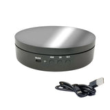 6in USB Rechargeable Rotating Display Stand 45 90 180 360 Degree