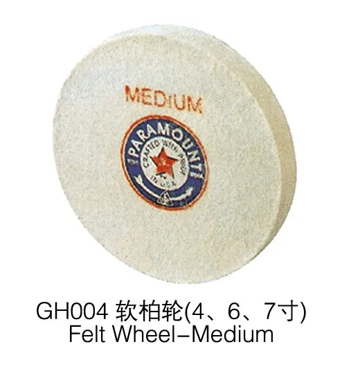 6inch Dental Polishing Felt Wheel - Medium Wheel for Jewelry Polishing