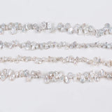 6mm Natural Keshi Pearl Strands Tiny Petals Bead Necklace Making