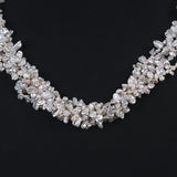 6mm Natural Keshi Pearl Strands Tiny Petals Bead Necklace Making