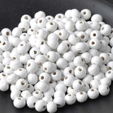 1000Pcs Natural Wooden Round Ball Spacer Beads For Jewelry Making DIY
