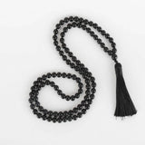 6mm 108 Knot Frosted Agate Beads Bracelet for Emotional Healing