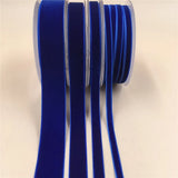 6mm 10mm 15mm Royal Nylon Velvet Ribbon For Gift Bouquet Wrapping