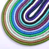 6mm Polymer Clay Beads 14 Colors Round Spacer Chip Disk Loose Beads