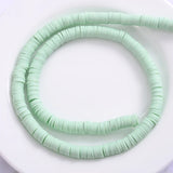 6mm Polymer Clay Beads 14 Colors Round Spacer Chip Disk Loose Beads