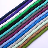 6mm Polymer Clay Beads 14 Colors Round Spacer Chip Disk Loose Beads