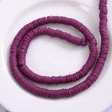 6mm Polymer Clay Beads 14 Colors Round Spacer Chip Disk Loose Beads