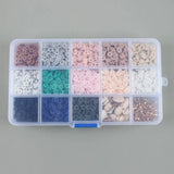 2600Pcs Round Polymer Clay Beads Set for DIY Jewelry Making