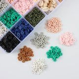 2600Pcs Round Polymer Clay Beads Set for DIY Jewelry Making