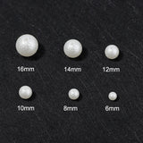 6mm-16mm Pearls Round DIY Jewelry Making Necklace Bracelet Charms Beads