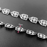 6mm Stainless Steel Hiphop Necklace for Man Party Jewelry