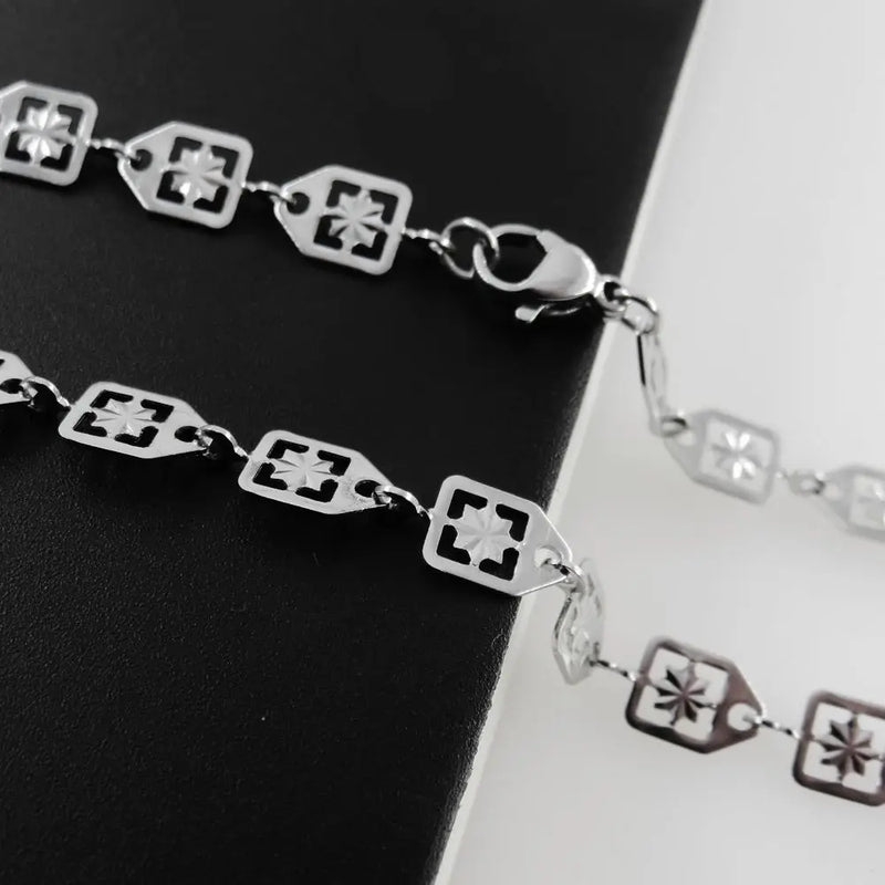 6mm Stainless Steel Chain Hiphop Necklace