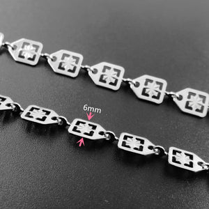 6mm 316L Stainless Steel Hiphop Necklace For Man Party Jewelry