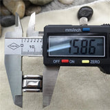 6mm 316l Stainless Steel Spacer Beads For Leather Bracelet