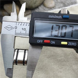6mm 316l Stainless Steel Spacer Beads For Leather Bracelet