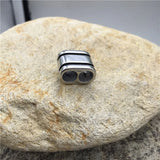 6mm 316l Stainless Steel Spacer Beads For Leather Bracelet