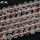 Pink Quartz Loose Beads, 6mm 3strands+8mm 2strands, Natural Transparent