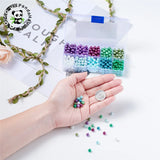 500pcs Mixed Round Glass Pearl Beads for Jewelry Making DIY Bracelet Necklace