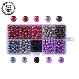 500pcs Mixed Round Glass Pearl Beads for Jewelry Making DIY Bracelet Necklace