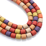 6mm Multicolor Polymer Clay Barrel Beads for Jewelry Making DIY Bracelet
