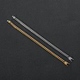 6mm 7inch 8inch Stainless Steel Cuban Link Bracelet SB003