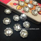 3700 Marguerite Lochrose (Foiled) Crystal AB&Clear Sew-on Stone