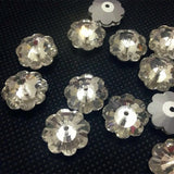 3700 Marguerite Lochrose (Foiled) Crystal AB&Clear Sew-on Stone