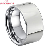 Tungsten Carbide Wedding Band High Polished Comfort Fit