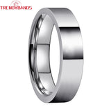 Tungsten Carbide Wedding Band High Polished Comfort Fit