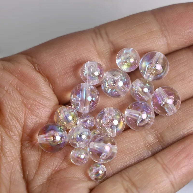 AB Crystal Round Beads Set for DIY Jewelry Making
