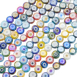 Evil Eye Oval Beads AB Eye Spacer Beads Jewelry Making DIY