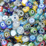 Evil Eye Oval Beads AB Eye Spacer Beads Jewelry Making DIY