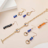 Evil Eye Oval Beads AB Eye Spacer Beads Jewelry Making DIY