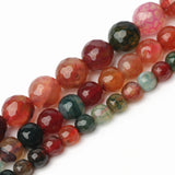 6mm 8mm 10mm Colorful Agate Stone Beads Round Loose Beads For Jewelry Making
