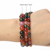 6mm 8mm 10mm Colorful Agate Stone Beads Round Loose Beads For Jewelry Making
