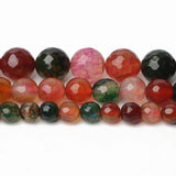 6mm 8mm 10mm Colorful Agate Stone Beads Round Loose Beads For Jewelry Making