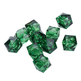 Mixed Transparent Acrylic Cube Beads for Jewelry Making