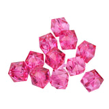 Mixed Transparent Acrylic Cube Beads for Jewelry Making