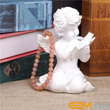 Orange Sunstone Chakra Beads Bracelets for Women