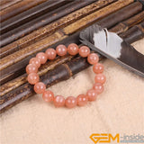 Orange Sunstone Chakra Beads Bracelets for Women
