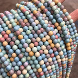 Natural Alashan Rainbow Agates Stone Beads for Jewelry Making 15''