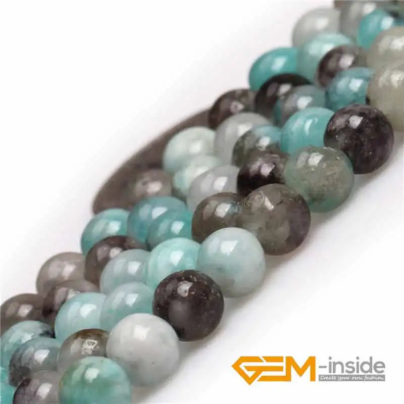 Green Amazonite Stone Beads - 6mm 8mm 10mm Round Semi Precious Beads