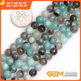 Green Amazonite Stone Beads - 6mm 8mm 10mm Round Semi Precious Beads