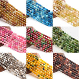 Round Natural Stone Agate Beads for Jewelry Making DIY