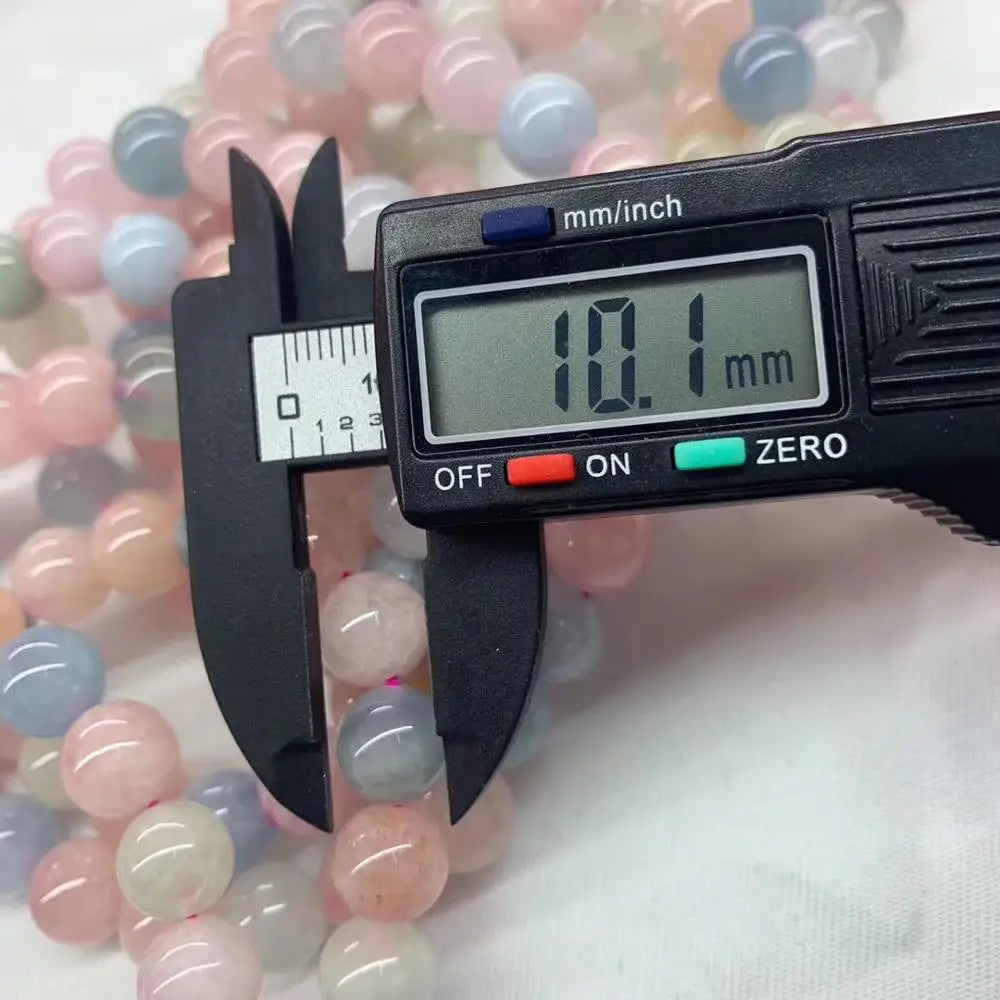 Natural Morganite Stone Bracelet 6mm 8mm 10mm