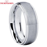 6mm 8mm Tungsten Carbide Wedding Band Rings Comfort Fit