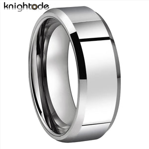 6mm 8mm Tungsten Carbide Wedding Band Men Women Gift Ring