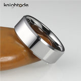6mm 8mm Tungsten Carbide Wedding Band Men Women Gift Ring